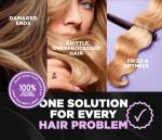 South Beach Hair Care Miracle Repair Shampoo 1L – With quinoa and soy protein – Sulfate-free, vegan shampoo for damaged, colored or processed hair – Professional formula.