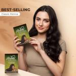 Reshma Beauty 100% Natural Organic Henna Powder for Hair with 6 Ayurvedic Herbs Indigo, Henna, Ratanjot Roots, Amla, Bhilawa Nuts, & Shikakai, Heena - 5.29 oz Each, Pack of 12 (Dark Chocolate)