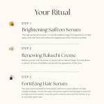 RANAVAT Royal Trio Travel Size Gift Set - Set Includes Brightening Saffron Face Serum, Renewing Bakuchi Face Cream & Fortifying Hair Serum - Clinically Tested Vegan Skincare & Haircare (3 Count)