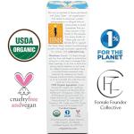 Vegan Mia USDA Organic Rosemary Oil for Hair Growth with Castor, Jojoba, Argan, Amla & More Deeply Hydrates & Intense Nourishment for Itchy Scalp, Stubborn Dandruff & Dry Scalp Treatment, 3 Pack