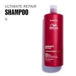 WELLA PROFESSIONALS ULTIMATE REPAIR Shampoo, Lightweight Cream Shampoo + Deep Nourishing Conditioner for Damaged Hair, Vegan Haircare, Formulated with Metal Purifier Technology, Liter Set