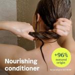 Bundle of ATTITUDE Nourishing Hair Shampoo and Conditioner, Dermatologically Tested, Plant- and Mineral-Based, Vegan Beauty Products, Grape Seed Oil and Olive Leaves, 32 Fl Oz