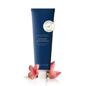 RANAVAT Glossing Hair Mask - Damaged Hair Repair & Conditioning Hair Mask with Hyaluronic Acid + Moringa Seed Oil to Mend Breakage & Split Ends - Vegan & Cruelty-Free Hair Care (5 oz)