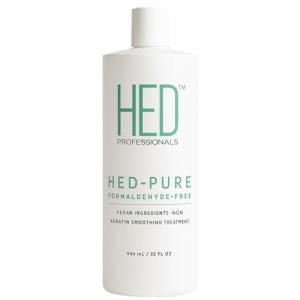 HED Pure Keratin Smoothing Treatment for Hair Care and Frizz Control, Formaldehyde-Free Vegan Formula with KeraPure Complex, At Home or Salon Use Treatment for Soft Manageable Texture, 32 Fl Oz Bottle