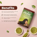 Reshma Beauty 100% Natural Organic Henna Powder for Hair with 7 Ayurvedic Herbs Indigo, Henna, Hibiscus, Amla, Shikakai, Ratanjot Roots & Bhilawa Nuts, Heena - 5.29 oz Each, Pack of 12 (Rouge)