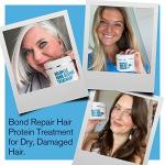 BOLD UNIQ Purple Hair Mask For Blonde, Platinum, Bleached, Silver, Gray, Ash & Brassy Hair & BoldPlex 3 Bond Restore Treatment and BoldPlex 6 Hair Serum Bundle - Cruelty Free and Vegan
