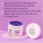 BOLD UNIQ Purple Hair Mask For Blonde, Platinum, Bleached, Silver, Gray, Ash & Brassy Hair & BoldPlex 3 Bond Restore Treatment and BoldPlex 6 Hair Serum Bundle - Cruelty Free and Vegan
