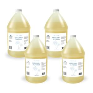 Nature Packaged Vegetable Glycerin Oil - 100% Pure Plant Based Glycerol for DIY Skincare, Hair Care, Soap Making & Cosmetics - Vegan Moisturizing Humectant for Lotions & Creams - USP Grade 4 Gallon
