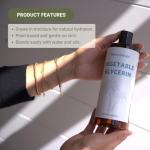 Nature Packaged Vegetable Glycerin Oil - 100% Pure Plant Based Glycerol for DIY Skincare, Hair Care, Soap Making & Cosmetics - Vegan Moisturizing Humectant for Lotions & Creams - USP Grade 4 Gallon