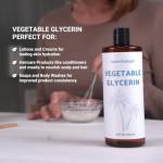 Nature Packaged Vegetable Glycerin Oil - 100% Pure Plant Based Glycerol for DIY Skincare, Hair Care, Soap Making & Cosmetics - Vegan Moisturizing Humectant for Lotions & Creams - USP Grade 4 Gallon