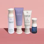 Virtue Hair Care Essentials, Healing Hair Oil Treament Serum for Damaged Hair, Full Sulfate Free Shampoo & Conditioner Set for Volumizing Hair, and 6-in-1 Styler