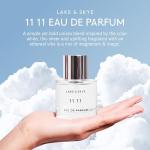 Lake & Skye 11 11 Eau de Parfum Spray, Long Lasting Fragrance, 1.7 fl oz (50 ml) - Skin Musk, Clean, Vegan, Paraben-Free, Cruelty-Free
