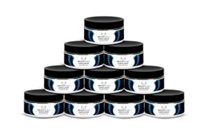 HawkGrips, 8oz Massage Emollient 10ct, Fragrance-Free, Shea Butter, Oil Based, Vegan, Soft Tissue Mobilization and Lubrication for Manual and Assisted Massage Therapy Techniques, Cream Alternative