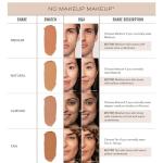Foundation by No Makeup Makeup | Conceal & Correct with Long-Lasting, Buildable Formula & Lightweight Soft Finish | Cruelty-Free, Vegan, Fragrance-Free | Natural
