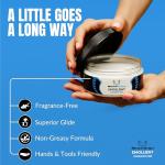 HawkGrips, 8oz Massage Emollient 10ct, Fragrance-Free, Shea Butter, Oil Based, Vegan, Soft Tissue Mobilization and Lubrication for Manual and Assisted Massage Therapy Techniques, Cream Alternative