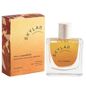 Skylar Fall Cashmere Eau de Parfum - Hypoallergenic & Clean Perfume for Women & Men, Vegan & Safe for Sensitive Skin - Spicy Gourmand Perfume with Notes of Cinnamon, Almond & Ginger - 50mL /1.7 Fl oz