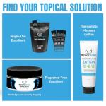 HawkGrips, 8oz Massage Emollient 10ct, Fragrance-Free, Shea Butter, Oil Based, Vegan, Soft Tissue Mobilization and Lubrication for Manual and Assisted Massage Therapy Techniques, Cream Alternative