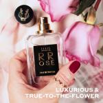 Ellis Brooklyn Rrose Eau de Parfum, Fresh Floral Fragrance with Centifolia Rose, Peony & Sicilian Lemon, Paraben-Free, Vegan & Cruelty-Free, Made in the USA, 50ml / 1.7oz