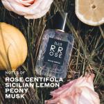 Ellis Brooklyn Rrose Eau de Parfum, Fresh Floral Fragrance with Centifolia Rose, Peony & Sicilian Lemon, Paraben-Free, Vegan & Cruelty-Free, Made in the USA, 50ml / 1.7oz