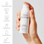 Cool as a Cucumber Hydralixir Face Serum, Hydrating Gel Facial Serum with Hyaluronic Acid, Beta Glucan, Aloe Vera, Intense Hydration, Vegan, Fragrance Free, Non Comedogenic, Oil Free, 1.7 FL Oz