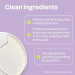 ATTITUDE Body Cream, EWG Verified Moisturizer, Vegan Moisturizing Products For Dry Skin, Dermatologically Tested, White Tea Leaves, 8 Fl Oz (Pack of 6)