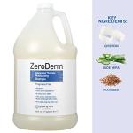 Ginger Lily Farms Botanicals ZeroDerm Advanced Therapy Moisturizing Shampoo for All Hair Types, 100% Vegan & Cruelty-Free, Fragrance Free, 1 Gallon Refill (Pack of 4)