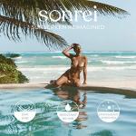 Sonrei Clearly Zinq Mineral Gel Sunscreen SPF 60 – 24% Non-Nano Zinc Oxide, Broad Spectrum UVA/UVB, Reef Safe, Vegan, Fragrance-Free, Clear Gel for Face & Body, 3.40 Fl Oz (Pack of 3)