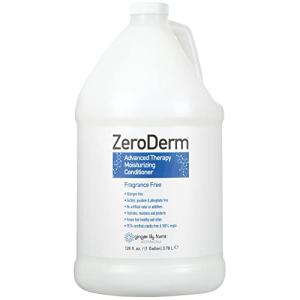 Ginger Lily Farms Botanicals ZeroDerm Advanced Therapy Moisturizing Conditioner for All Hair Types 100 Vegan CrueltyFree Fragrance Free 1 Gallon Refill Pack of, White, Unscented, 4 Count, (Pack of 4)