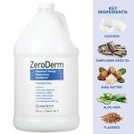 Ginger Lily Farms Botanicals ZeroDerm Advanced Therapy Moisturizing Conditioner for All Hair Types 100 Vegan CrueltyFree Fragrance Free 1 Gallon Refill Pack of, White, Unscented, 4 Count, (Pack of 4)