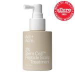 Act+Acre Cold Processed 3% Stem Cell Peptide Treatment | Boosts Hair Density | Grape Stem Cells, Peptides + Caffeine | Vegan, Fragrance-Free | 3 Fl Oz