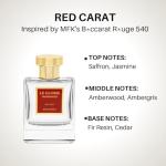 Le Glorie Fragrances - Red Carat EDP - Inspired by MFK'S B.accarat - Long Lasting Luxury Perfume - Cruelty Free - Unisex - 1.7 FL oz 50ml.