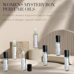 Avany Naturals Fragrance Oil Samples For Women - Scented Body Oil, Travel Size Cologne, Perfume Gift Set, 12 Pc (Womens Mystery Box)