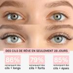 ROSEGOLD ROSELASH Natural Eyelash Growth Serum Fuller Longer and Thicker Eyelashes - 95% Natural Made in France - Hormone-Free, Fragrance-Free - Vegan - 1 Month