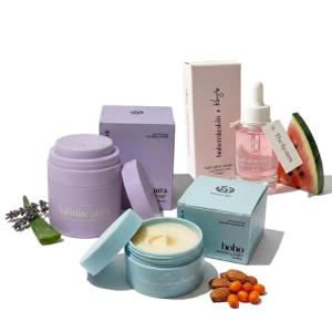 Bohemia Skin Glow Serum, Moisturizer & Cleansing Balm