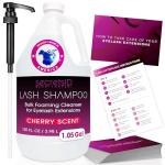 Salon-Grade Vegan Lash Shampoo with Aftercare Cards