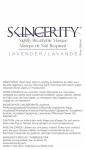 Skincerity Lavender Nightly Breathable Masque 4pk