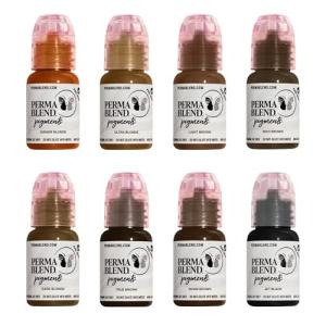 Sun-Kissed Eyebrow Tattoo Ink Pigment Set