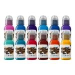 Vegan Tattoo Ink Bundle - 24 Bottles, 1 oz