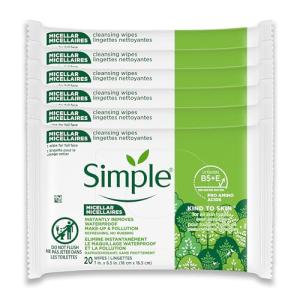 Simple Kind To Skin Vegan Micellar Makeup Wipes