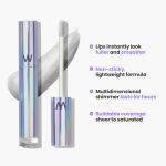 Wonderskin High Shine Blue Lip Gloss with Glitter