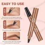 Waterproof 3D Microblading Eyebrow Pen - Brown