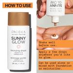 Pacifica Sunny Glow Liquid Bronzer Drops – Sun-Kissed Finish