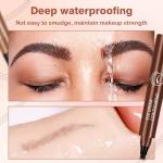 Waterproof 3D Microblading Eyebrow Pen - Brown