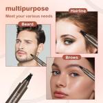 Waterproof 3D Microblading Eyebrow Pen - Brown