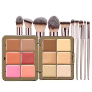 12 Color Vegan Concealer and Contour Palette