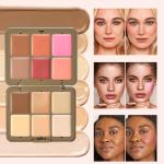 12 Color Vegan Concealer and Contour Palette
