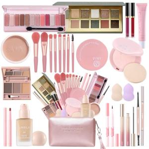 25-Piece Vegan Makeup Set for Women & Teens