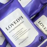 Loved01 Lavender Cleansing Wipes for Sensitive Skin