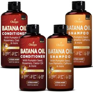 Citrus Batana Oil Shampoo & Conditioner Duo