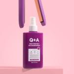 Q+A Heat Protect All-In-One Spray (150ml), Heat Protection Spray for Hair, 13-Benefit Multi-Tasking Heat Protectant, Strengthening and Anti-Frizz Hair Spray with Hyaluronic Acid Complex